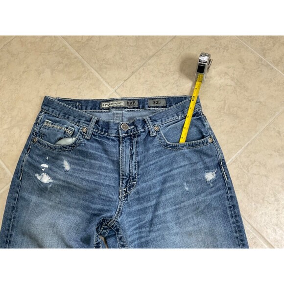 BKE Jeans Tyler Mens Size 32L (32x33.5) Distressed Faded Straight Leg - Picture 9 of 9